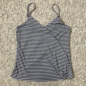 Black and White Striped Tank